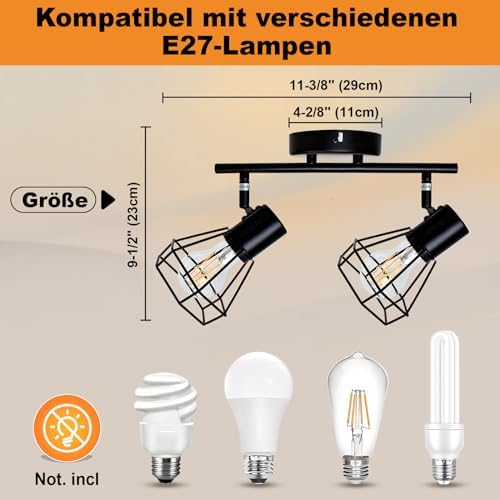 HiBay Diamant Schwarz 2 Flammig – Bild 4 #2 Flammig