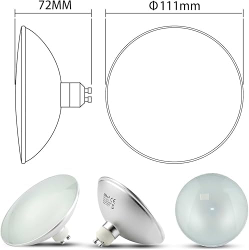 HiBay GU10 AR111 LED Spot – Bild 8 #Warmweiß 3000K
