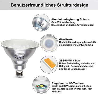 Unikcst PAR38 18W 8er Set – Bild 4