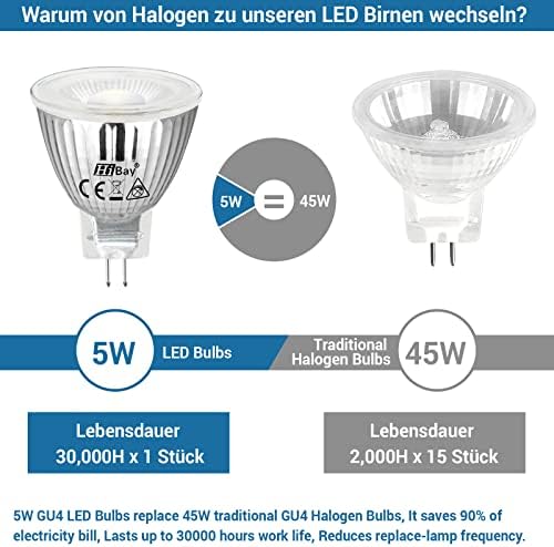 HiBay MR11 5W 6er Warmweiß 3000K – Bild 4