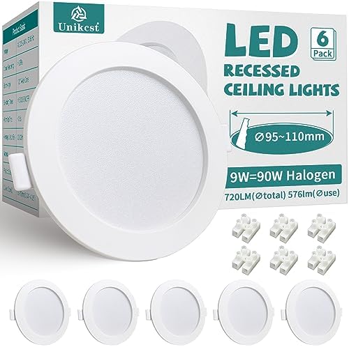 Unikcst LED Einbaustrahler 9W 120mm – WW