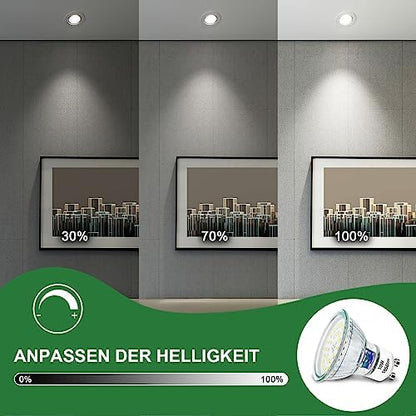 Unikcst GU10 LED 10W Dimmbar – Bild 4 #Kaltweiß 6000K #6er Set