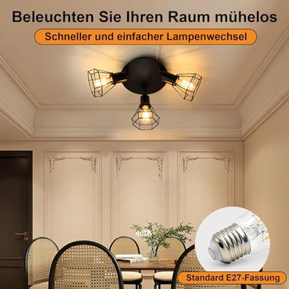 HiBay Diamant Schwarz 3 Flammig – Bild 6 #3 Flammig