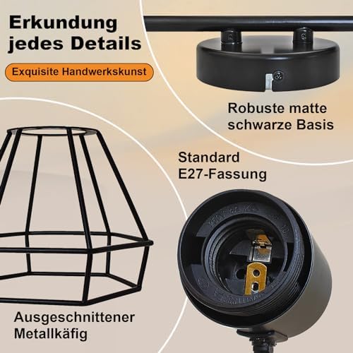 HiBay Diamant Schwarz 2 Flammig – Bild 3 #2 Flammig