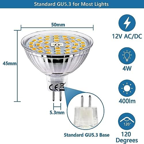 HiBay MR16 LED 4W 12V GU5.3 – Bild 2 #Warmweiß 3000K