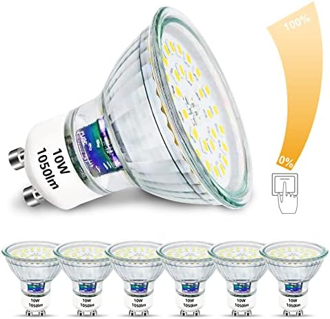 Unikcst GU10 LED 10W Dimmbar – Bild 1 #Kaltweiß 6000K #6er Set