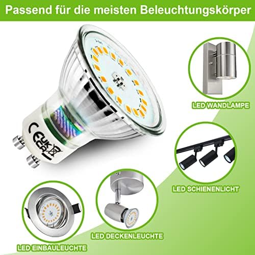 Allesgute GU10 5W Nicht Dimmbar WW / 6er – Bild 6