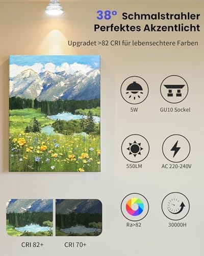 Allesgute GU10 5W Dimmbar WW / 10er – Bild 3