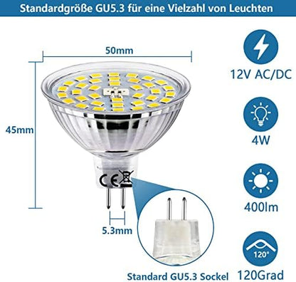 HiBay MR16 LED 4W 12V GU5.3 – Bild 2 #Kaltweiß 6000K