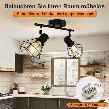 HiBay Diamant Schwarz 2 Flammig – Bild 6 #2 Flammig