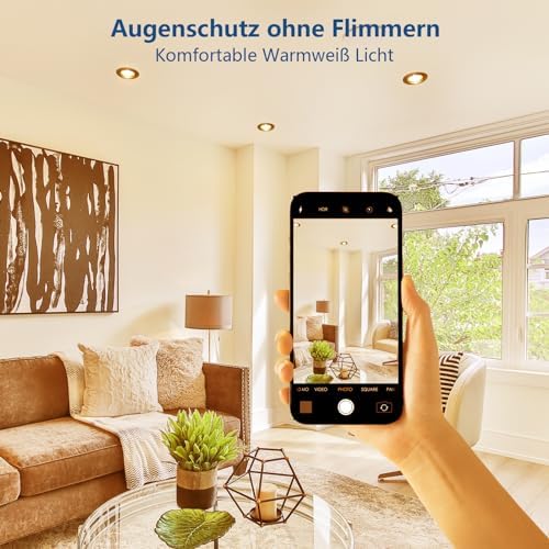 HiBay LED Einbaustrahler Ultra Flach 3,5W – Bild 6 #Warmweiß 3000K