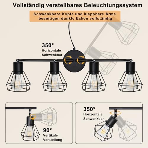 HiBay Stecker-Strahler 4 Flammig – Bild 4 #4 Flammig