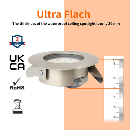Wondlumi 6er LED Einbaustrahle – CW