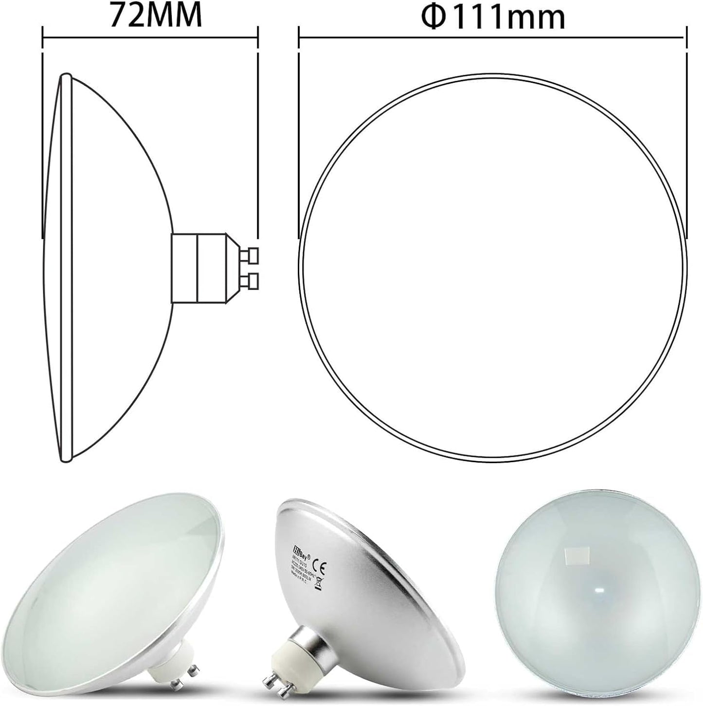 HiBay GU10 AR111 LED Spot – Bild 8 #Neutralweiß 4500K