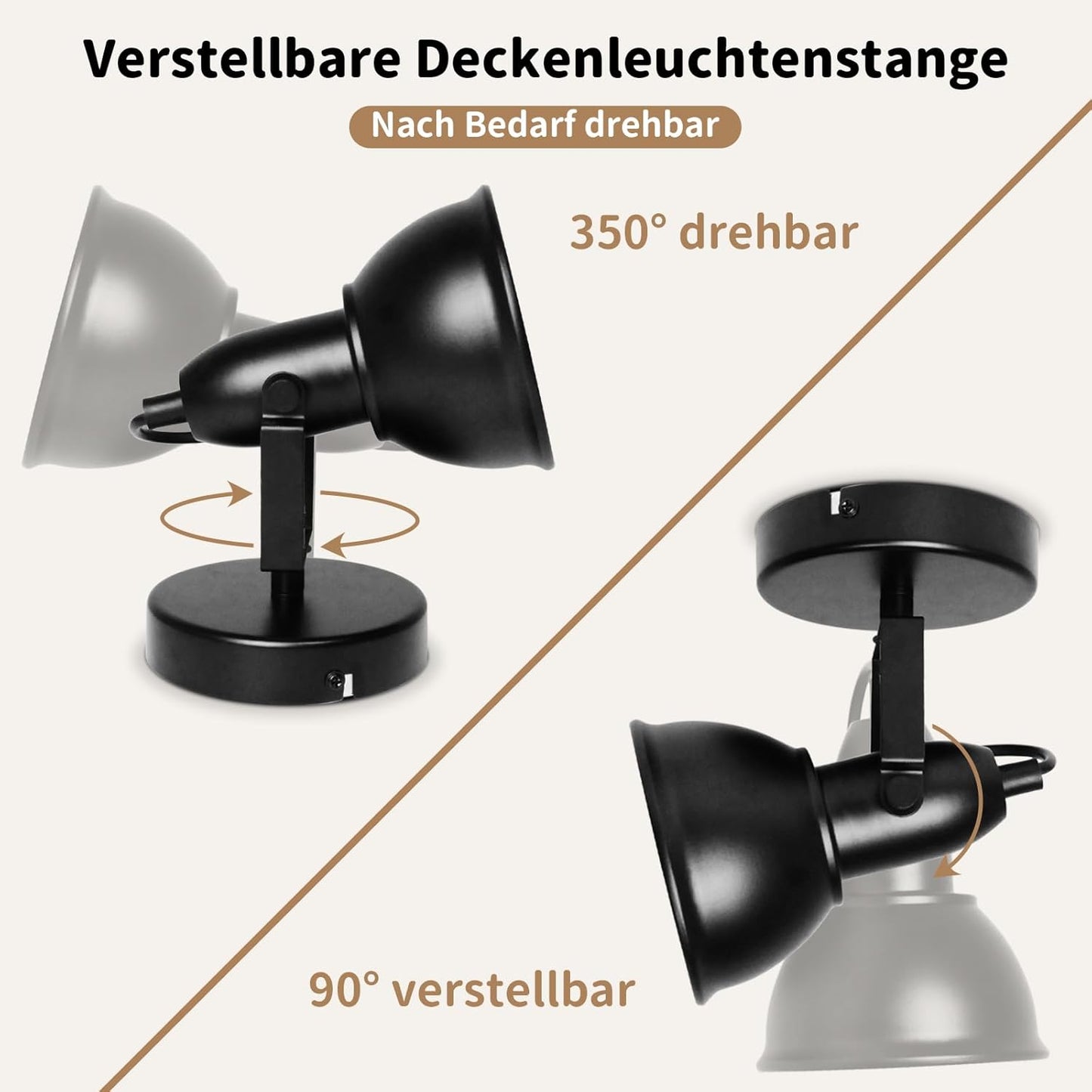 HiBay Horn-Schirm 1 Flammig – Bild 2 #1 Flammig