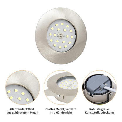 Wondlumi 6er LED Einbaustrahle – NW