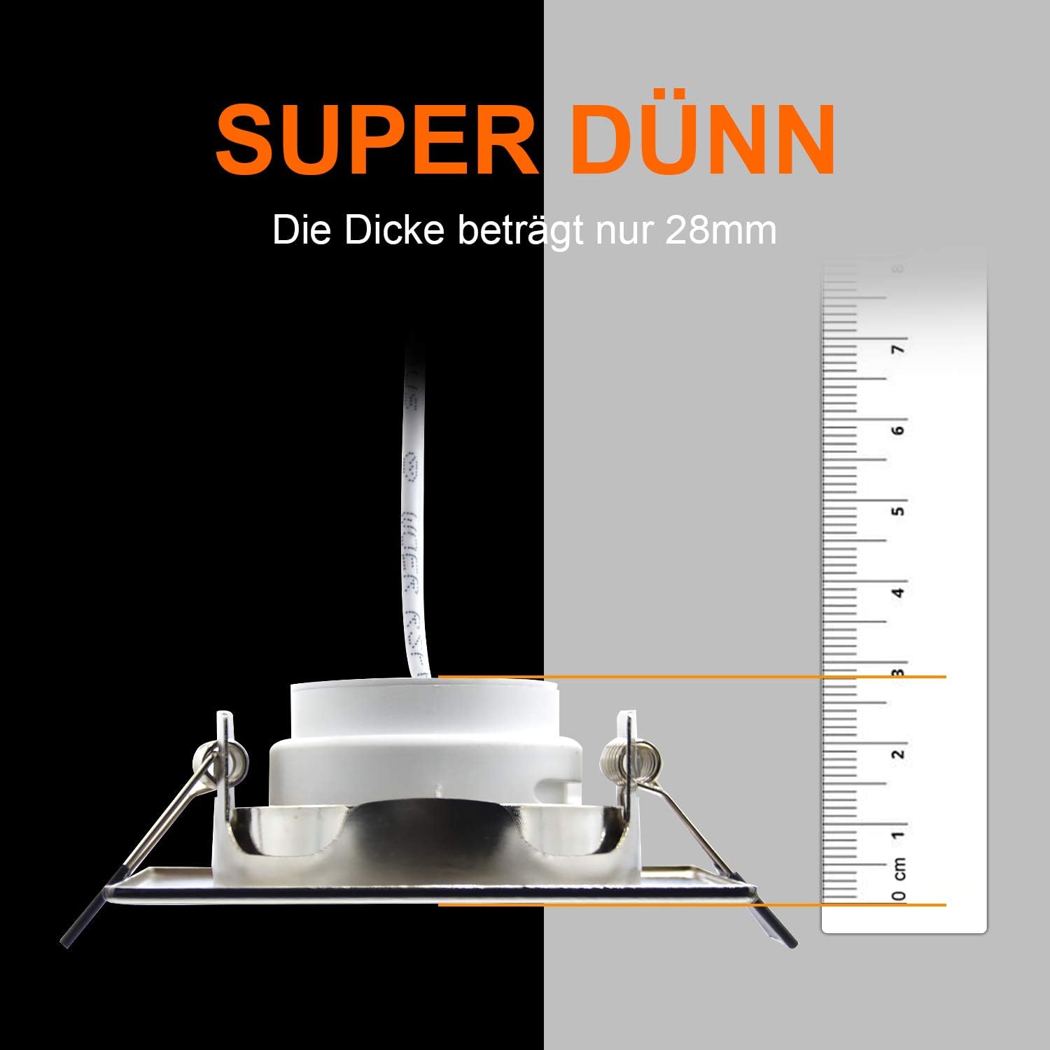 Allesgute Einbaustrahler Set Dimmbar – Bild 4