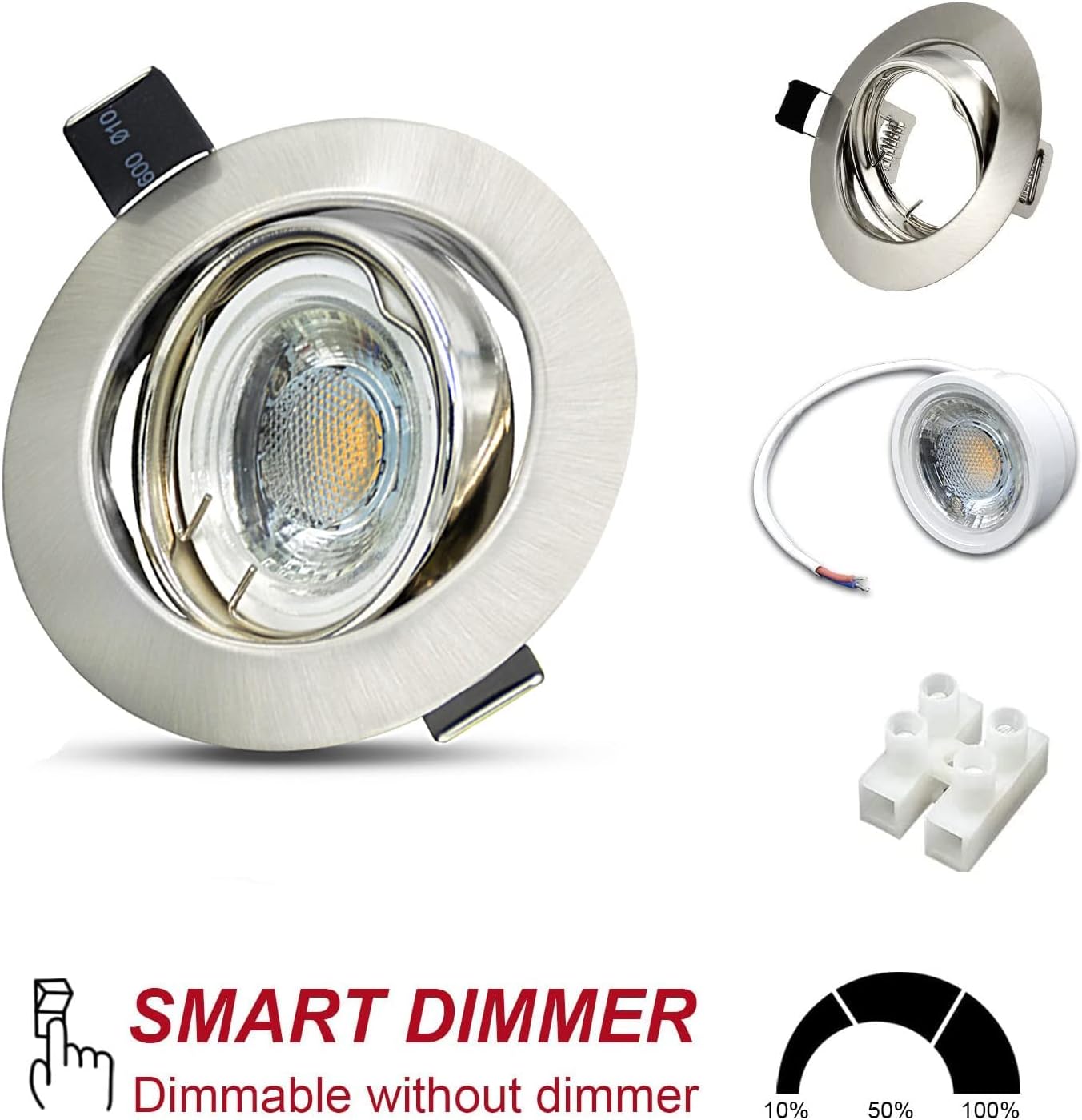 Allesgute Einbaustrahler Set Dimmbar – Bild 3
