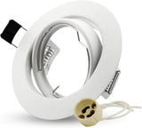 GU10 Einbaurahmen Rund Matt Weiß – Bild 5 #Matt Weiß