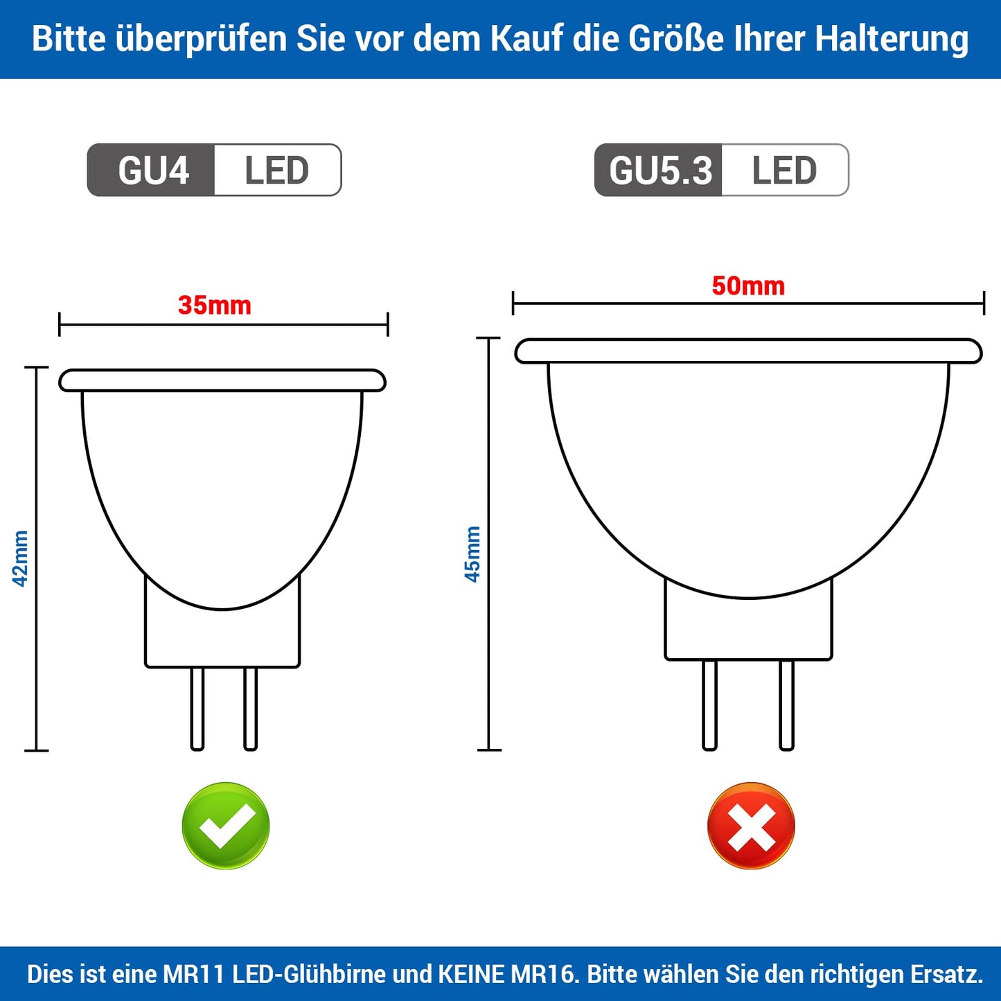Allesgute MR11 LED 5W GU4 – Bild 3