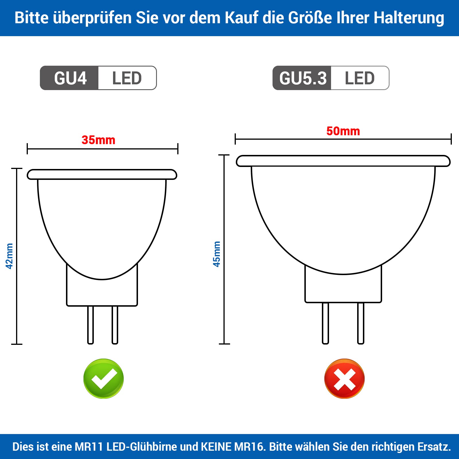 Allesgute MR11 LED 5W GU4 – Bild 3