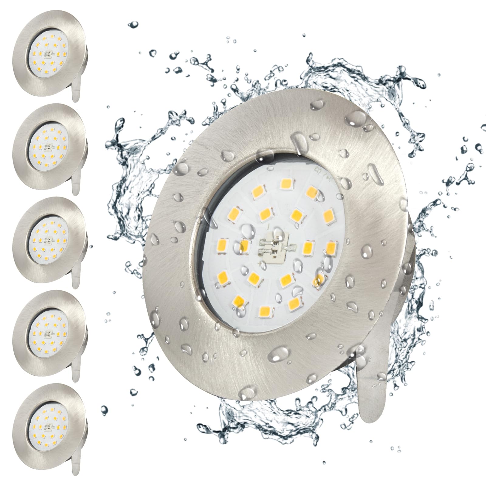 Wondlumi 6er LED Einbaustrahle – WW