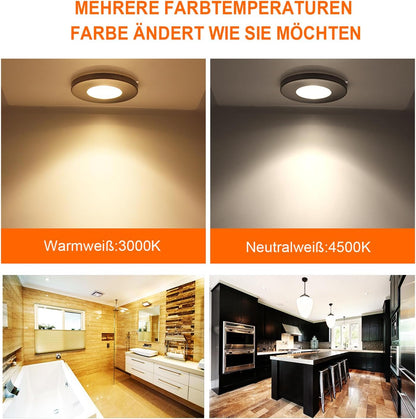 HiBay LED Einbaustrahler Set IP44 GU10 Bad 5W – Bild 5