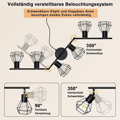 HiBay Stecker-Strahler 6 Flammig – Bild 4 #6 Flammig