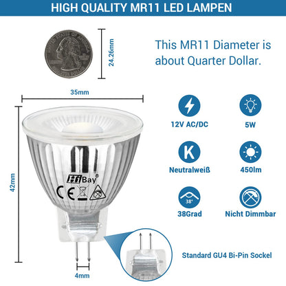 HiBay MR11 5W 6er Neutralweiß 4500K – Bild 2