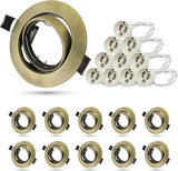 GU10 Einbaurahmen Rund Antikkupfer – Bild 9 #Kupfer - Antikkupfer