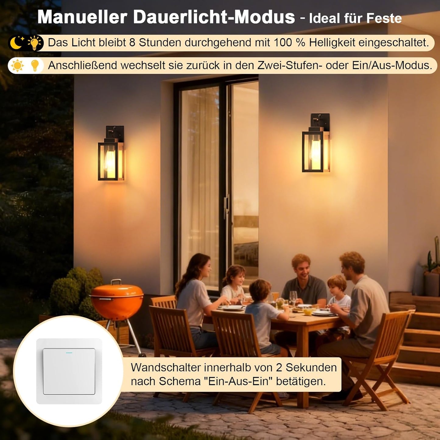 Kaihui Außenwandleuchte – Bild 3