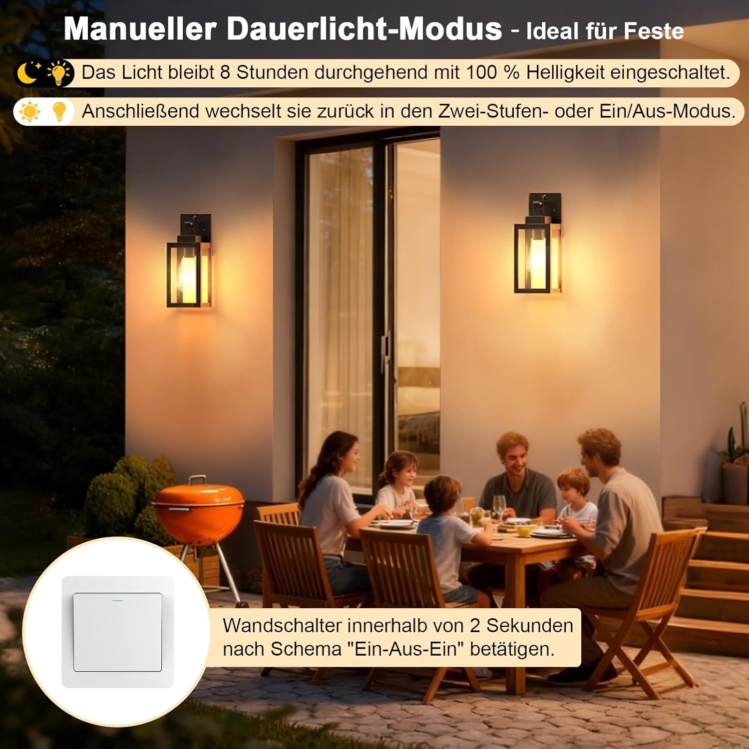 Kaihui Außenwandleuchte – Bild 3