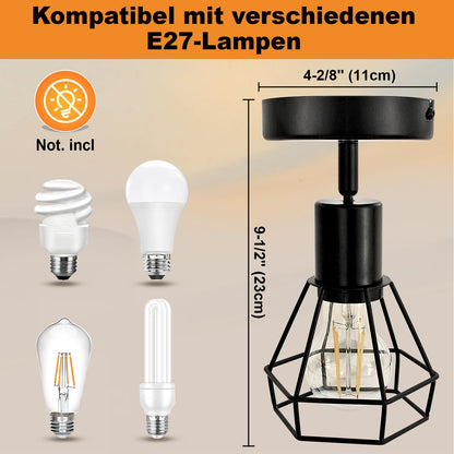 HiBay Diamant Schwarz 1 Flammig – Bild 4 #1 Flammig