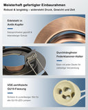 GU10 Einbaurahmen Rund Antikkupfer – Bild 2 #Kupfer - Antikkupfer