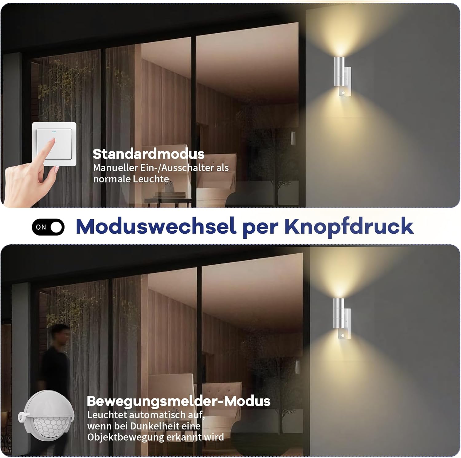 Allesgute Außenwandleuchte Edelstahl – Bild 2
