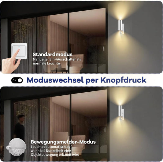 Allesgute Außenwandleuchte Edelstahl – Bild 2