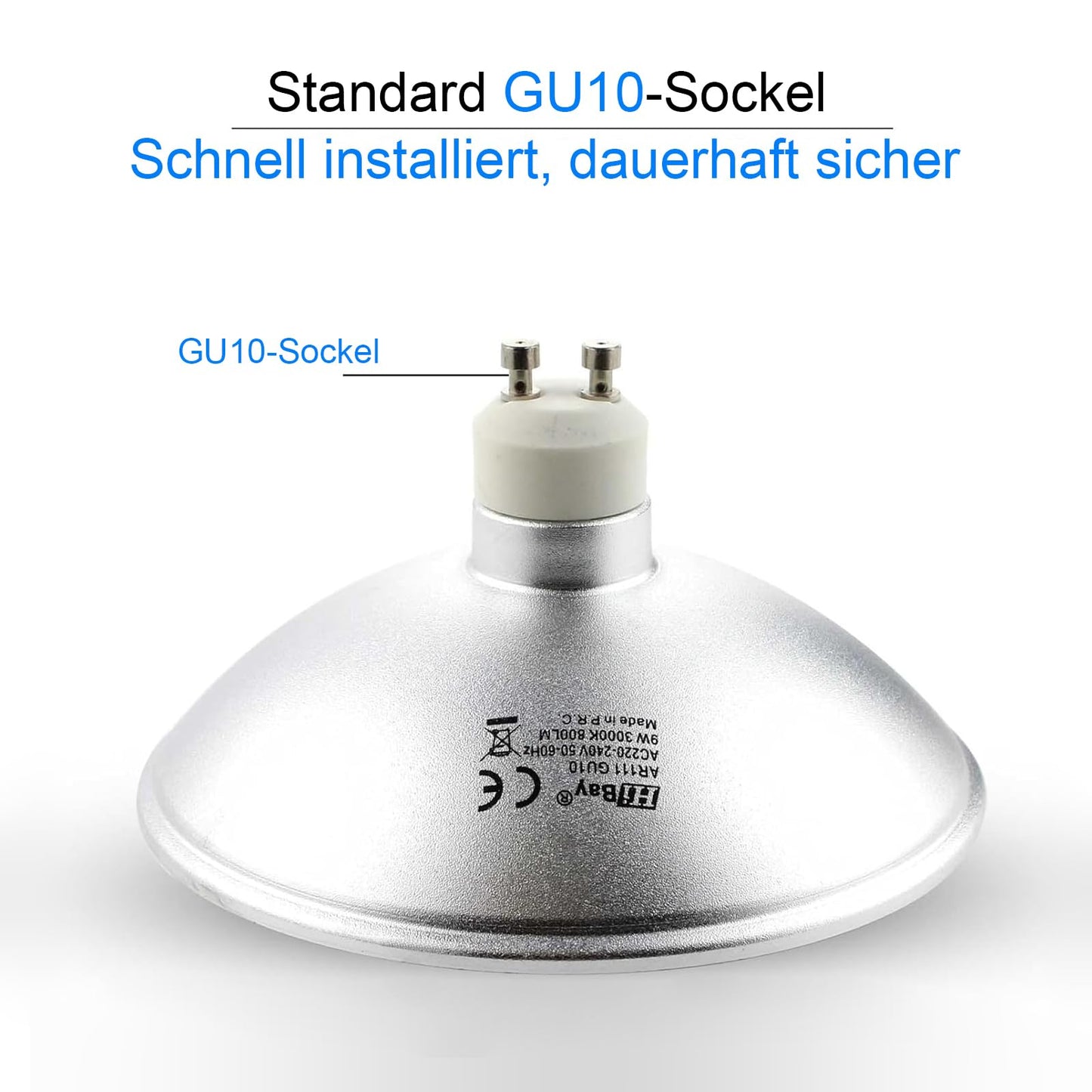 HiBay GU10 AR111 LED Spot – Bild 9 #Neutralweiß 4500K