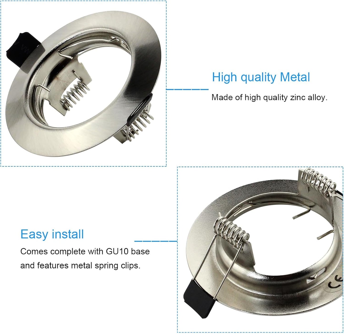 HiBay LED Einbaustrahler Set GU10 Rund 5W – Bild 2