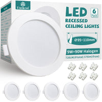 Unikcst LED Einbaustrahler 9W 120mm – WW