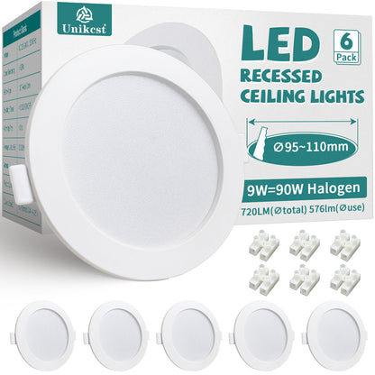 Unikcst LED Einbaustrahler 9W 120mm – WW