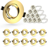 GU10 Einbaurahmen Rund Matt Weiß – Bild 9 #Matt Weiß