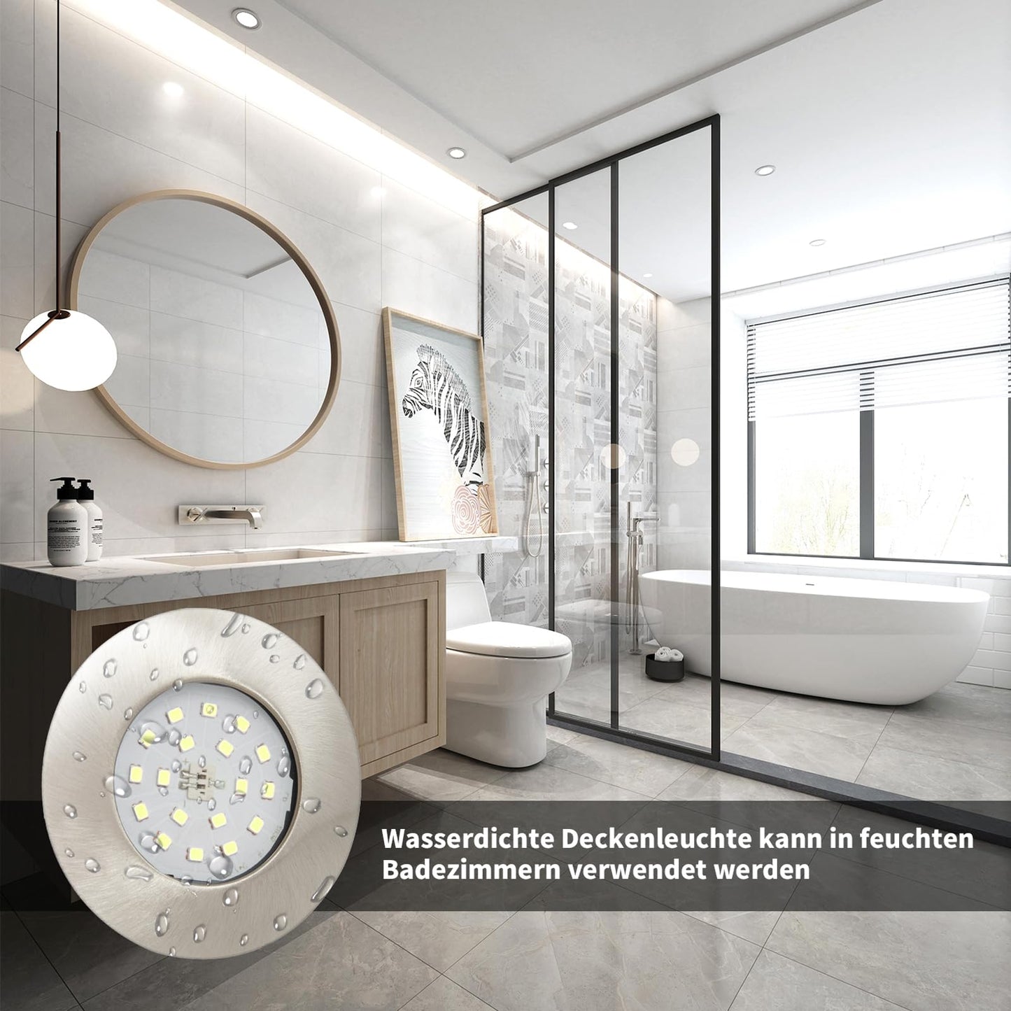 Wondlumi 6er LED Einbaustrahle – NW
