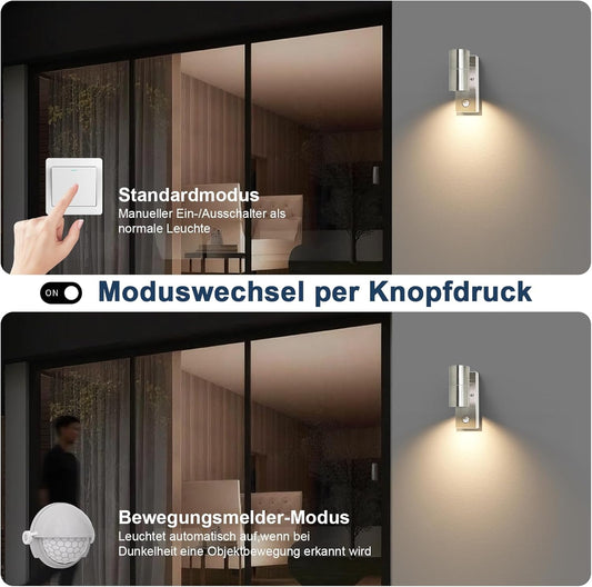 Allesgute Außenwandleuchte Edelstahl – Bild 2