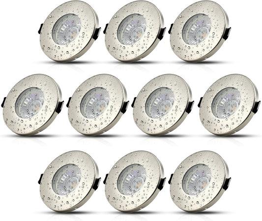 HiBay LED Einbaustrahler Set IP44 GU10 Bad 5W – Bild 10 #10er Set
