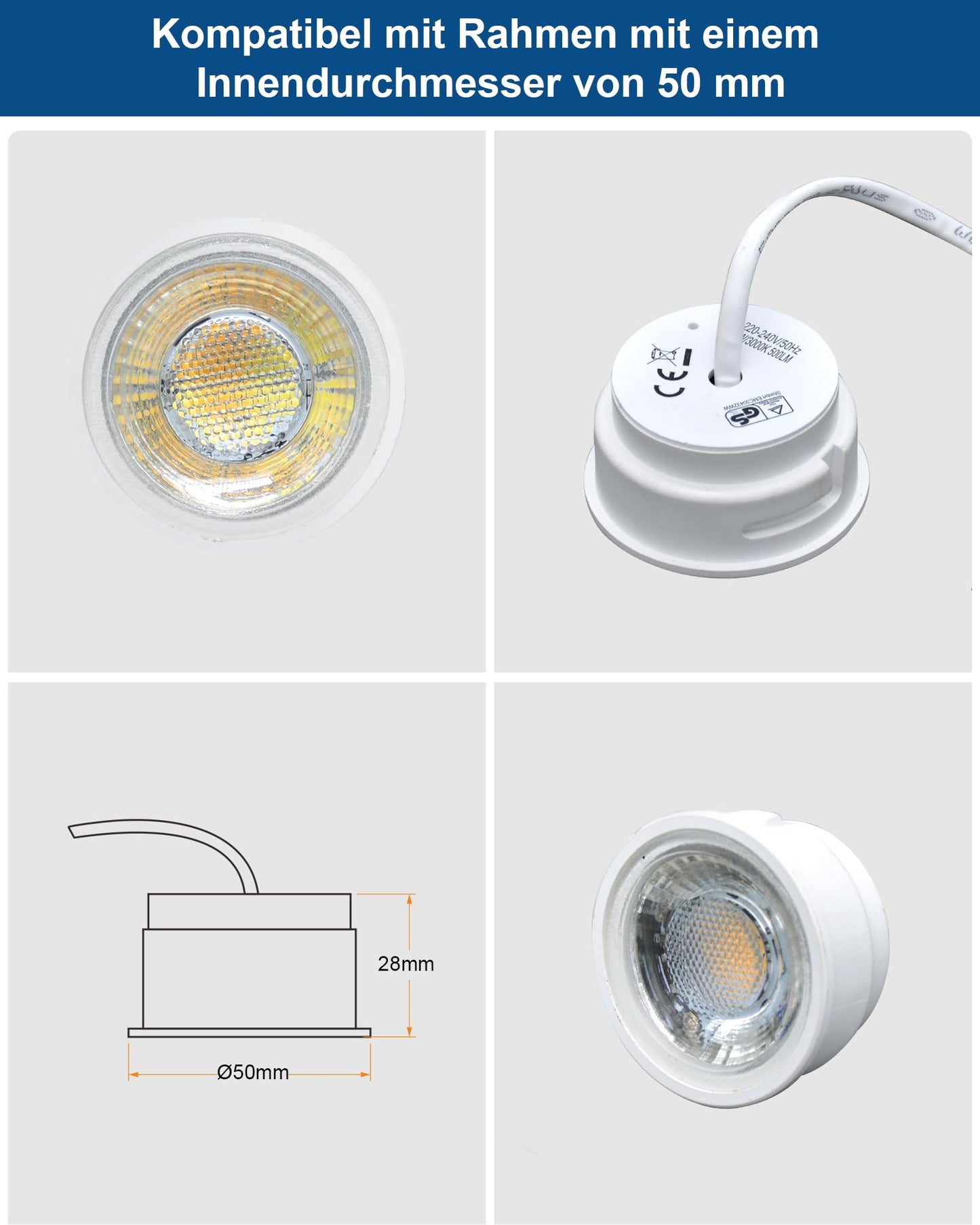 Allesgute LED Dimmmodul 6W COB – Bild 5 #Warmweiß 3000K
