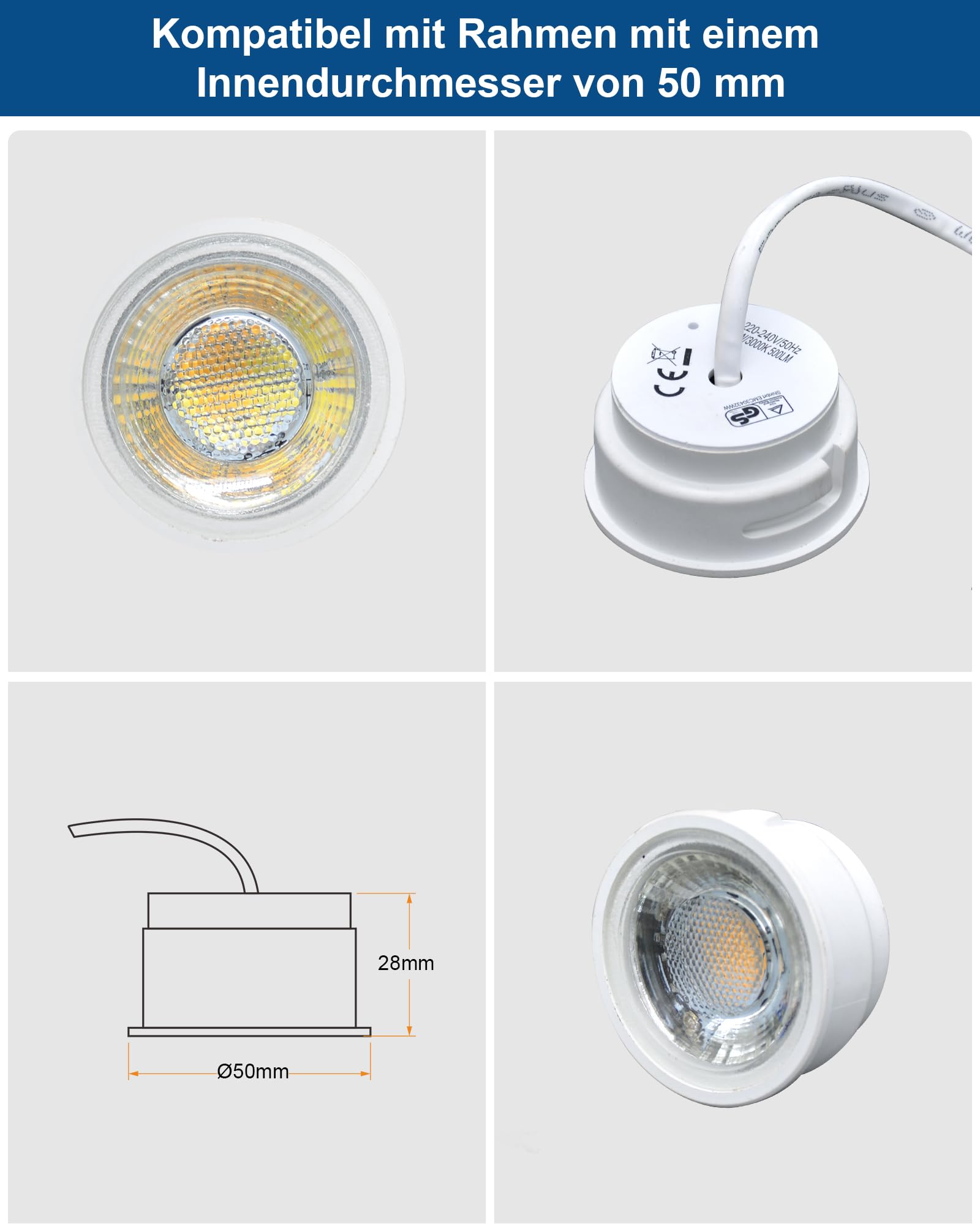 Allesgute LED Dimmmodul 6W COB – Bild 5 #Warmweiß 3000K