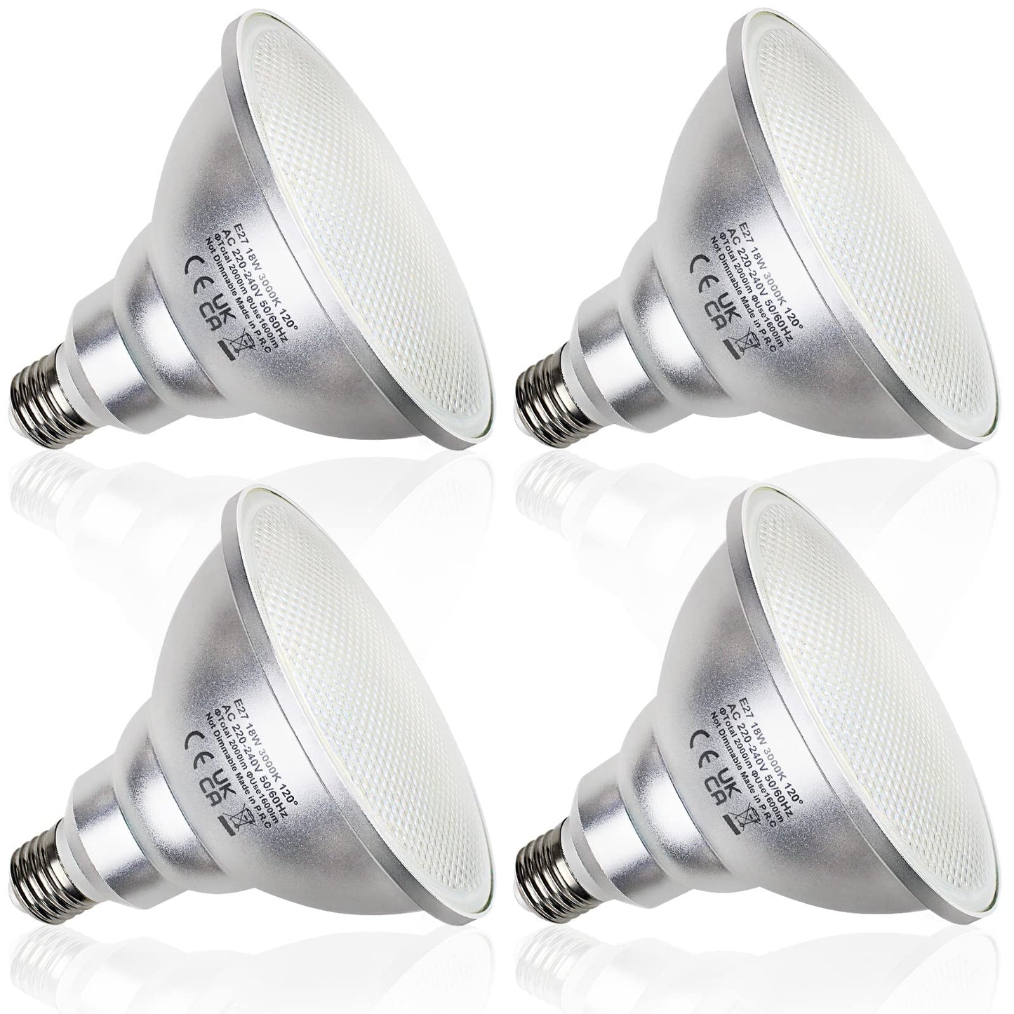 Unikcst PAR38 18W 4er Set – Bild 1