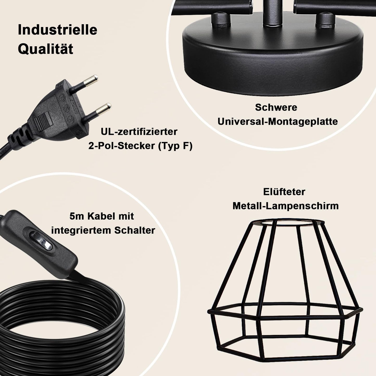 HiBay Stecker-Strahler 3 Flammig – Bild 3 #3 Flammig