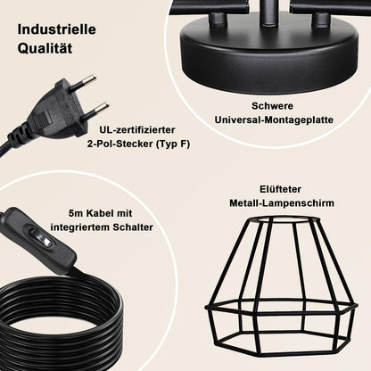 HiBay Stecker-Strahler 3 Flammig – Bild 3 #3 Flammig