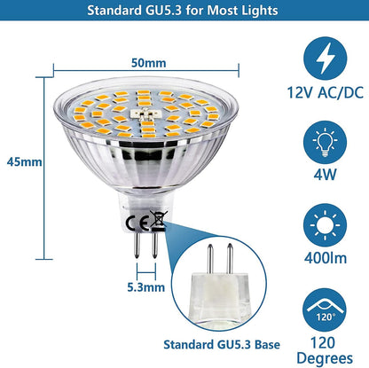 HiBay MR16 LED 4W 12V GU5.3 – Bild 2 #Warmweiß 3000K
